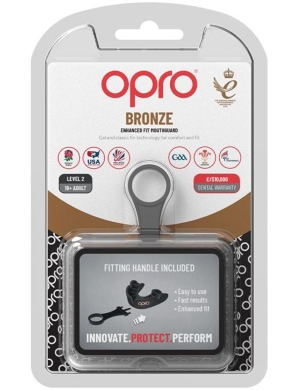 Opro Bronze Training Level (10yrs - Adult) - Black